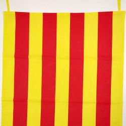 Bandera de Cataluña con cintas